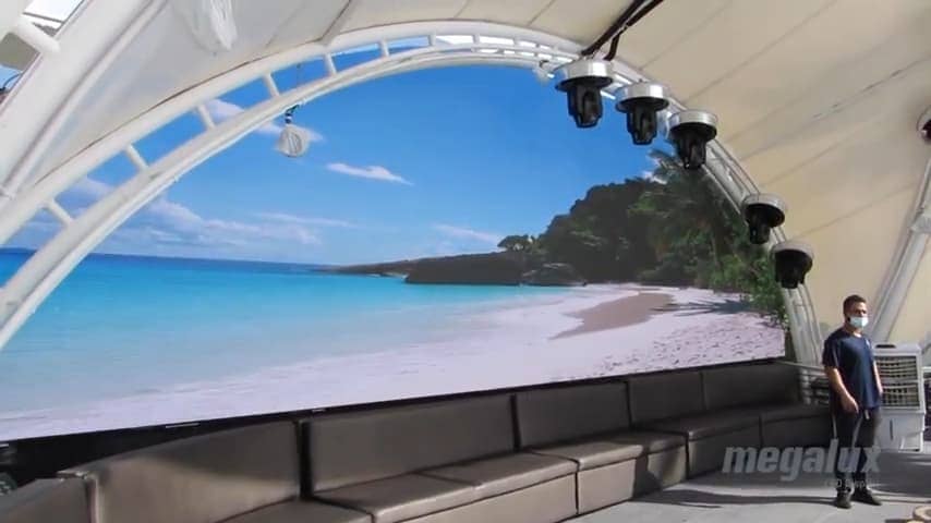 pantalla led marina beach valencia 3