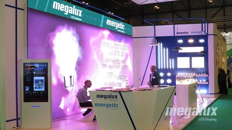 Megalux estrena la pantalla más grande de Ifema ePower & Building