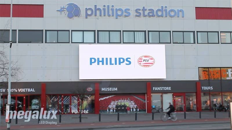 El Philips Stadion en Holanda, sede del PSV, elige Megalux para su nueva pantalla LED