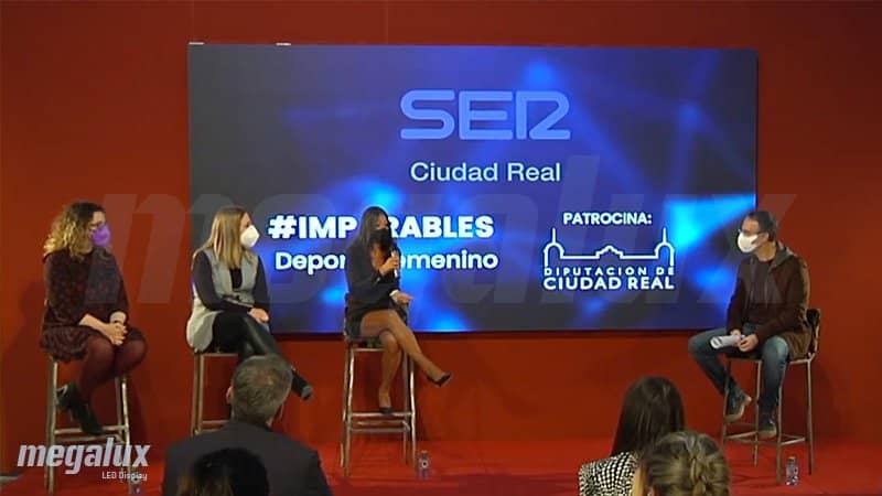 Cadena SER y la Diputación de Ciudad Real apoyan al deporte femenino con Pantallas LED Megalux